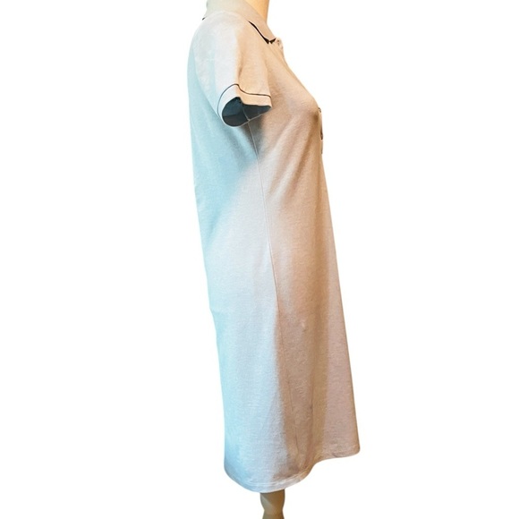 Lacoste Soft Blue & White Classic Polo Dress Size 6 NWOT - Picture 5 of 12